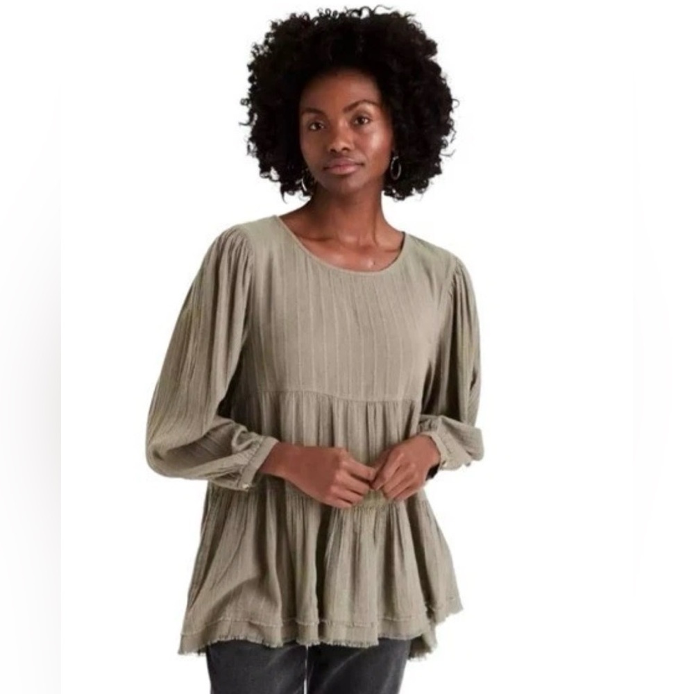 American Eagle Outfitters Olive Blouse